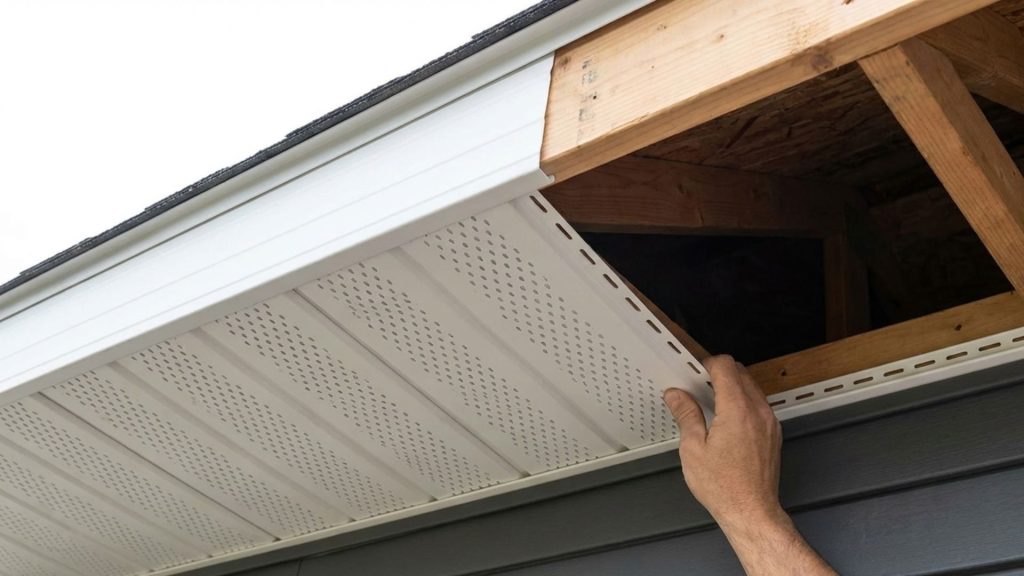 Підшивка звисів даху (софіти): як це впливає на вентиляцію і зовнішній вигляд roof overhang soffits ventilation and aesthetics