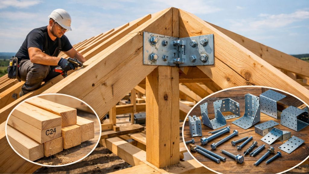 a rafter system for ages why we use only calibrated wood and professional fastening
