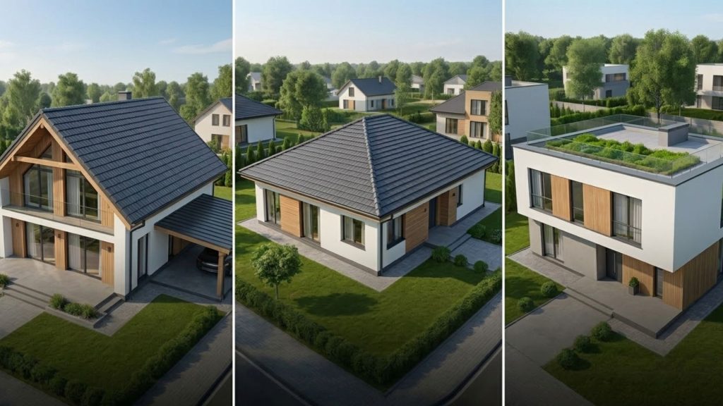 how to choose the perfect roof shape for a new home