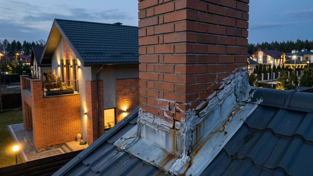 leaks around the chimney