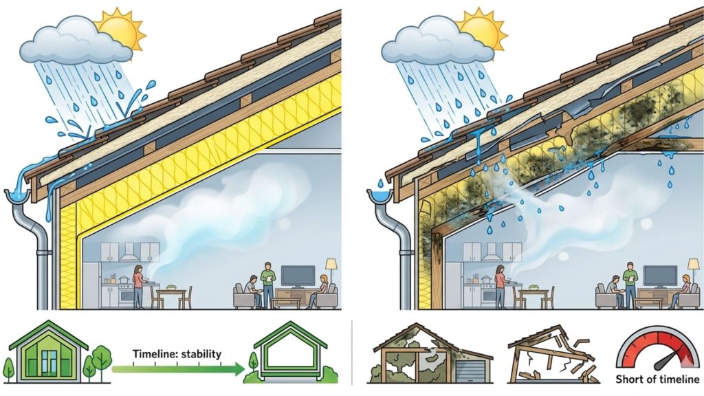 why these invisible films account for 50% of the success of new roof construction