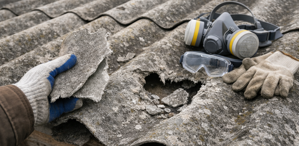 Азбест у старому шифері: прихована загроза над головою та безпечні шляхи її усунення назавжди asbestos in the old slate