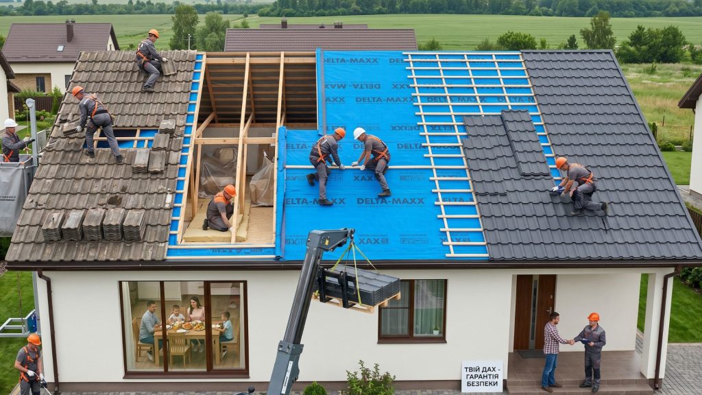 how to replace a roof without leaving home