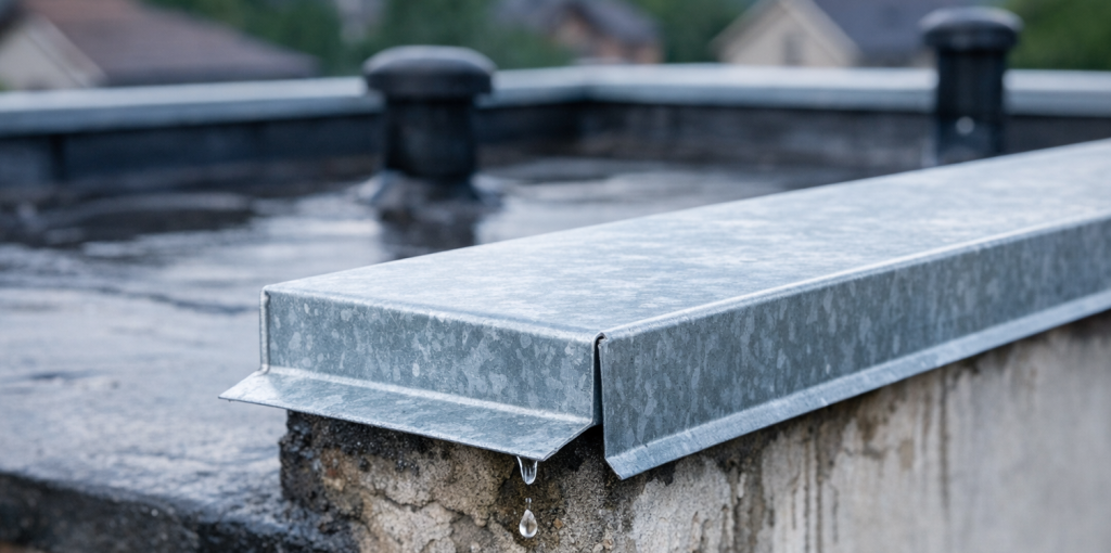 parapets on flat and one story buildings