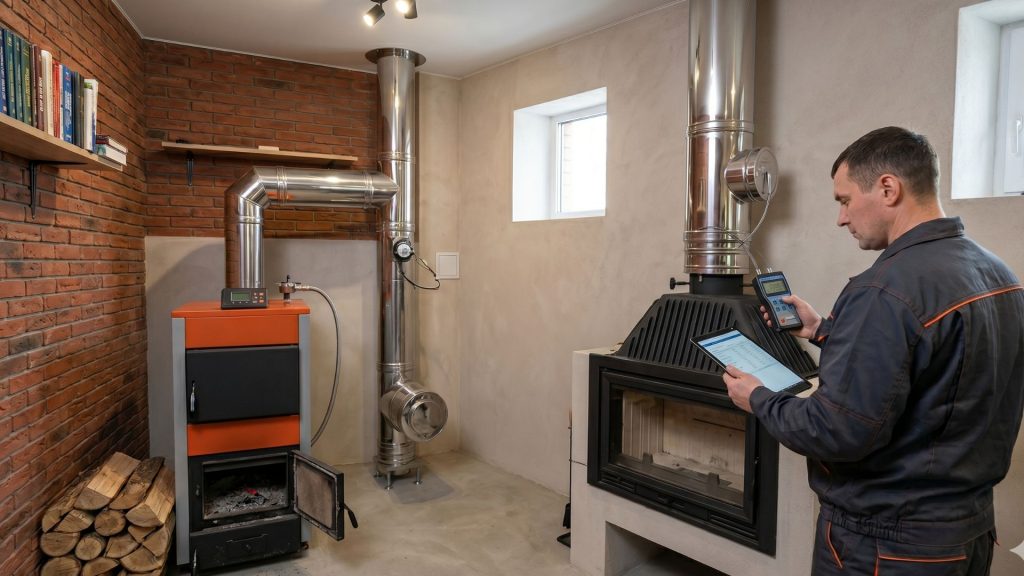 switching to a solid burning boiler or fireplace