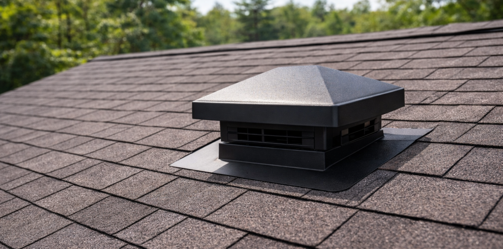 Вентиляція даху (КТВ): скільки точкових аераторів реально потрібно на 100 м² покрівлі? how many point aerators are actually needed per 100 m² of roofing?