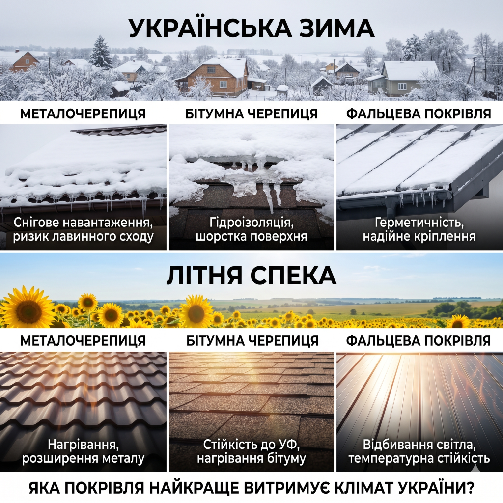 which is better able to withstand the ukrainian winter and summer heat