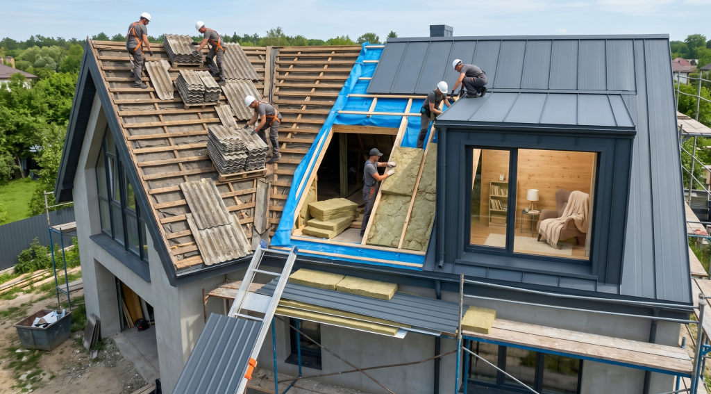 how to turn a cold mountain into a quiet attic before the hour of replacing the old house