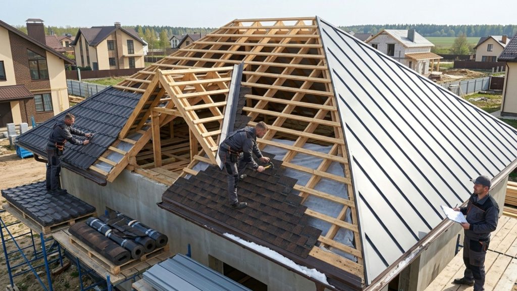 we are building a new roof for future insulation