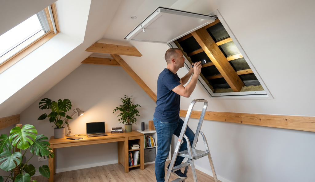 how to provide access to rafters for inspection without dismantling the ceiling