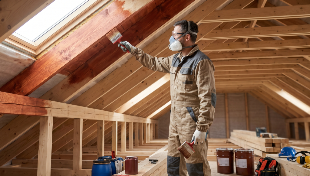 why the initial preparation of rafters does not hide from grinder beetles